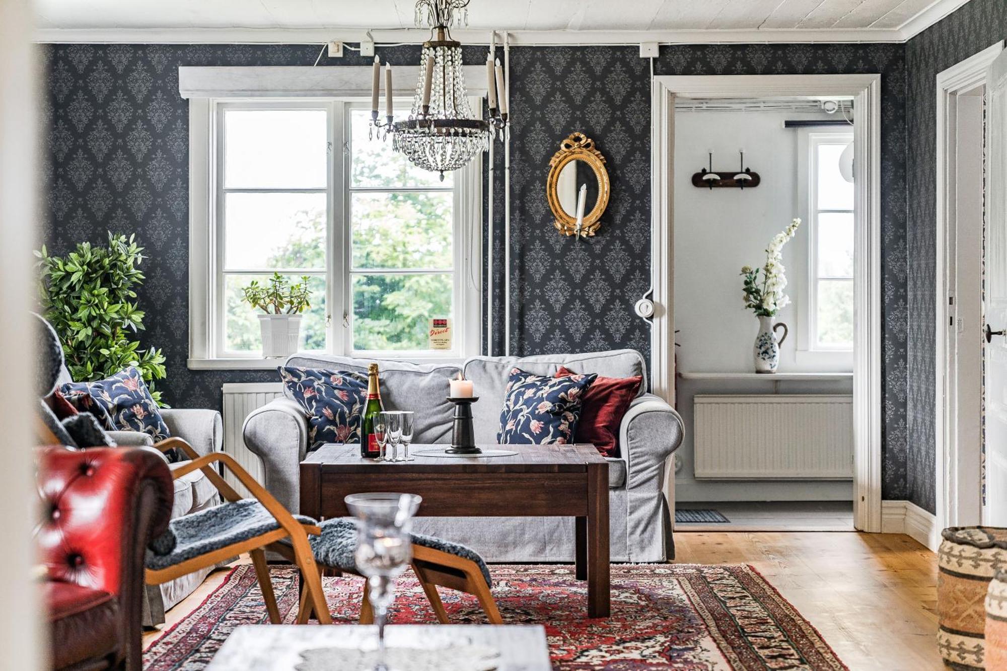 Stubbegarden - Unique Swedish Style With Fireplace فادستينا المظهر الخارجي الصورة